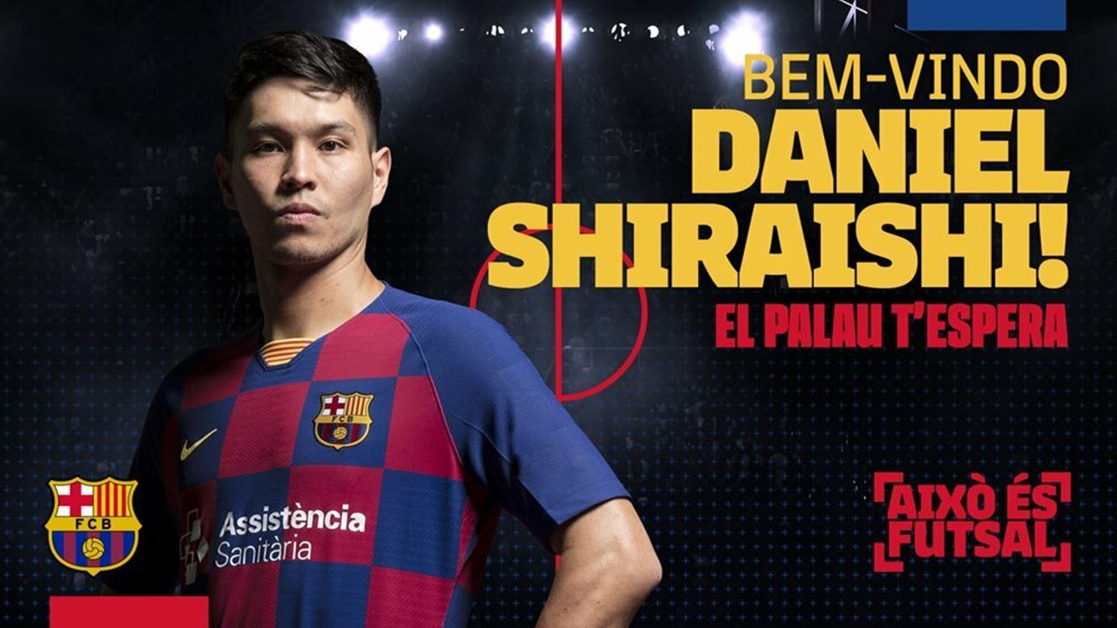 El Barça fa oficial la incorporació de Daniel Shiraishi