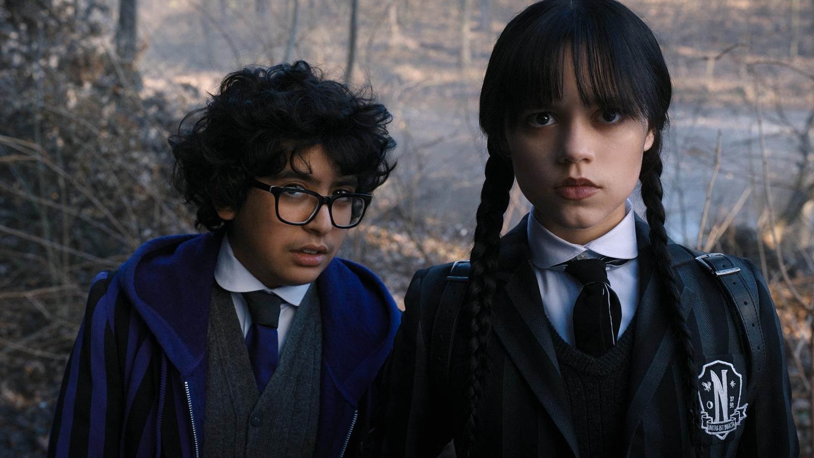 Jenna Ortega as Wednesday Addams