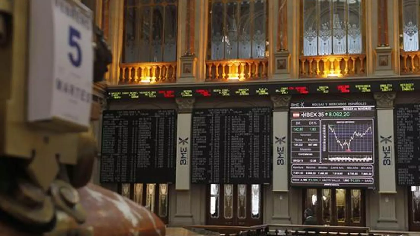 La borsa de Madrid ha recuperat part de les pèrdues d'ahir / EFE