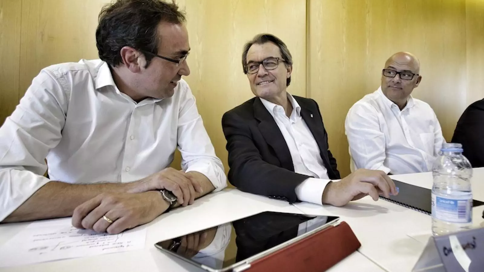 Artur Mas ha presidit la reunió de la direcció de CDC d'aquest dilluns a la tarda per analitzar els resultats del 27-S / PERE VIRGILI