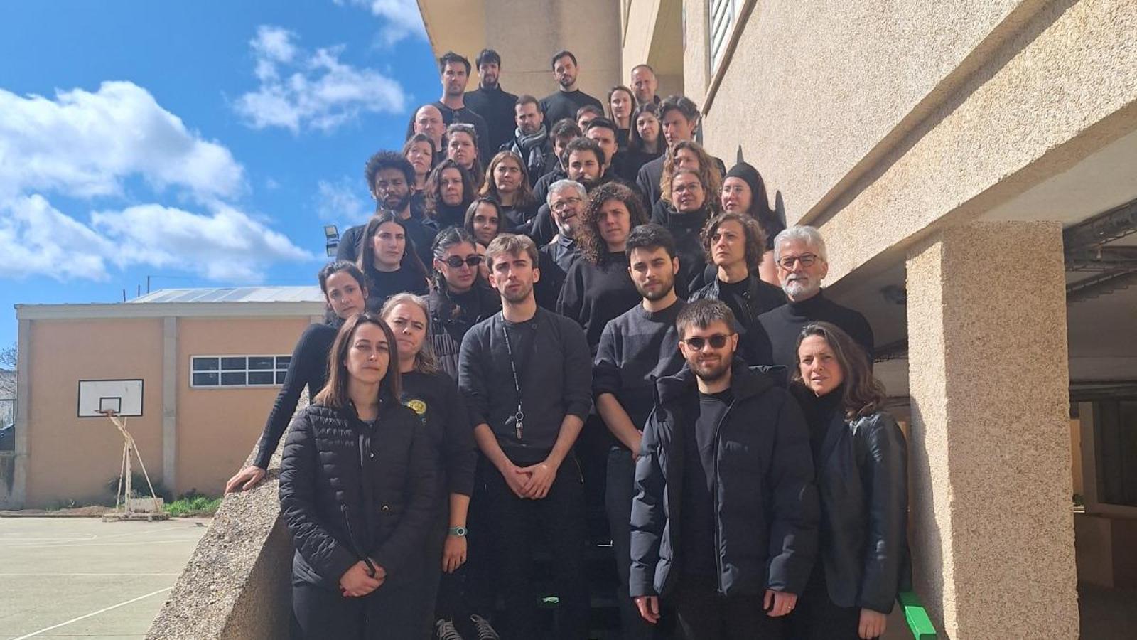Los docentes del claustro del IES Baltasar Porcel