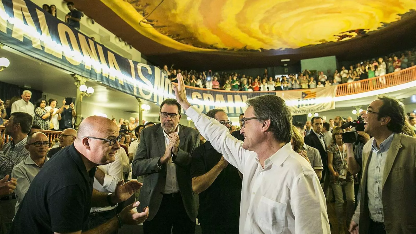 Artur Mas va presentar ahir a Molins de Rei els seus plans per encarar les eleccions del 27 de setembre des de “la màxima unitat possible” dins del món sobiranista.