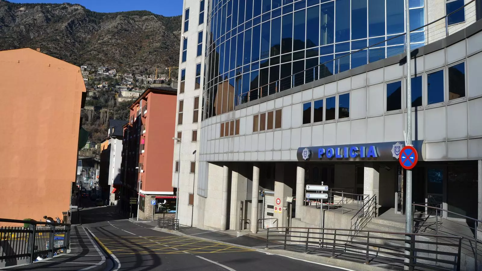 L'edifici central de la policia. / ARXIU