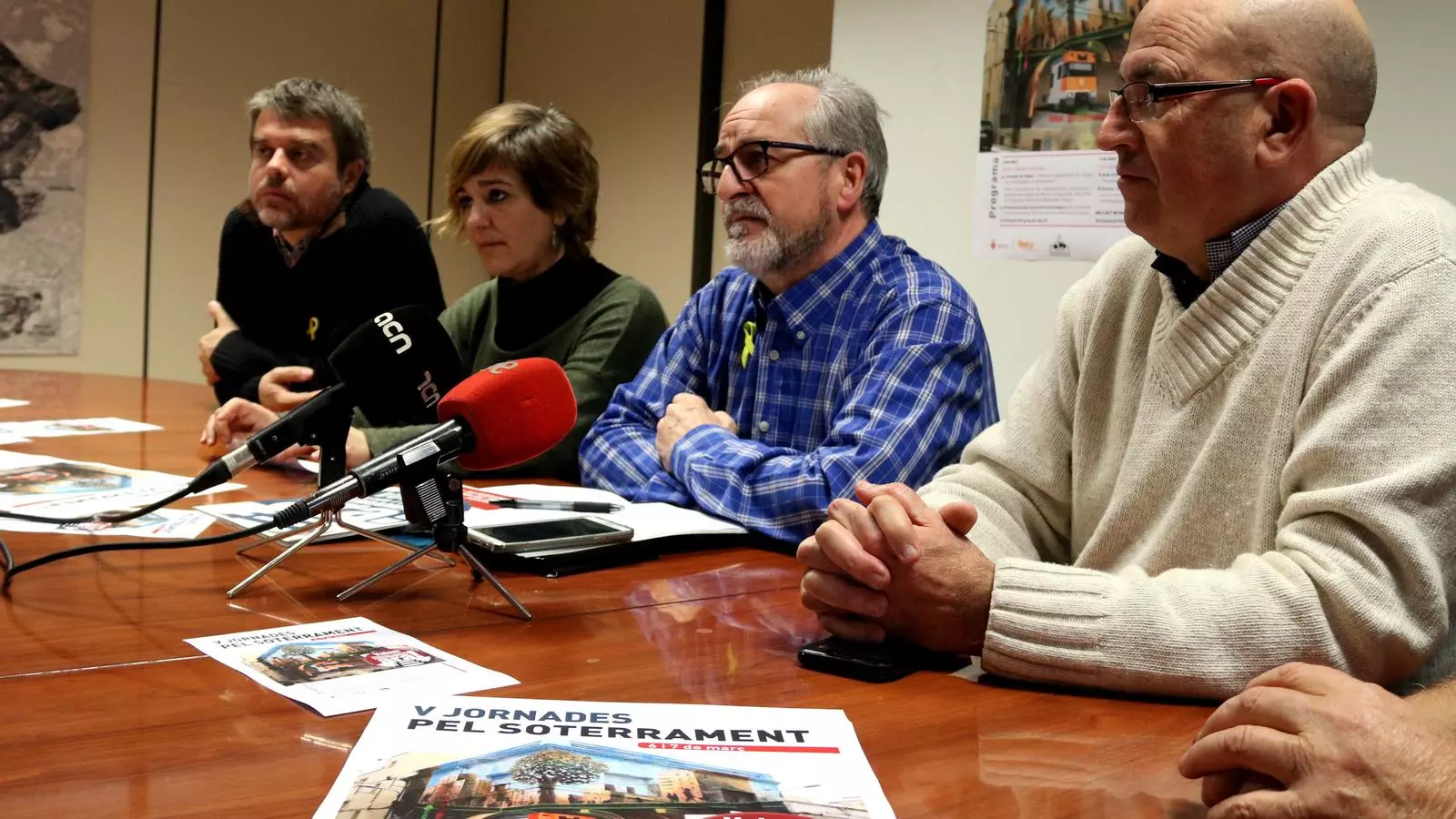 Presentació de les jornades del soterrament