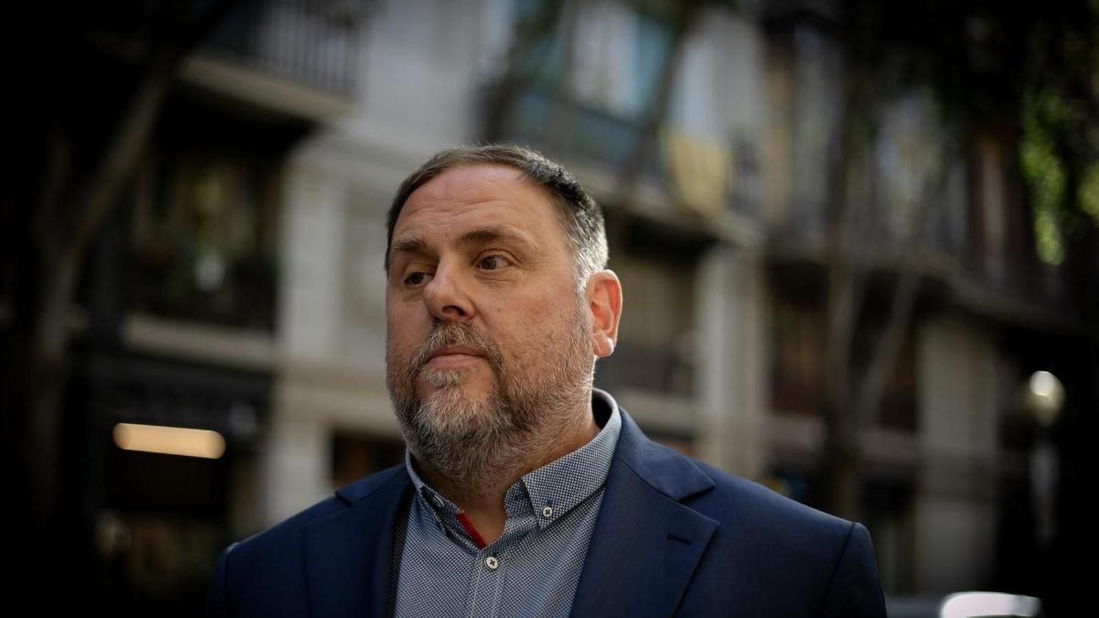 ERC president, Oriol Junqueras, in an archive image