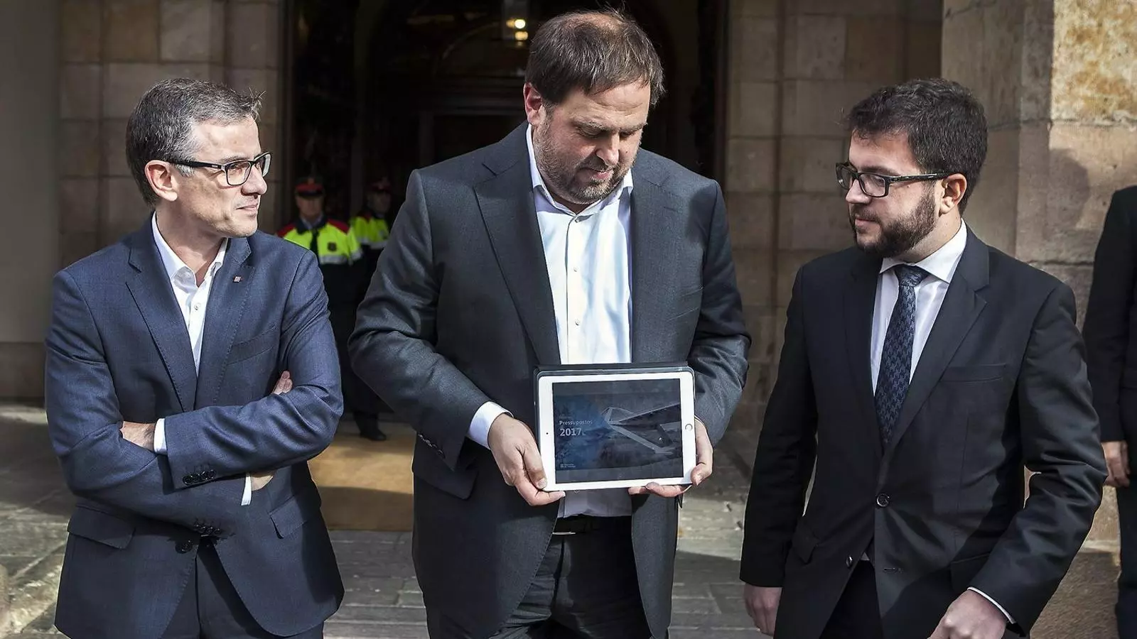 El vicepresident de la Generalitat, Oriol Junqueras, va presentar els pressupostos al Parlament el 29 de novembre.