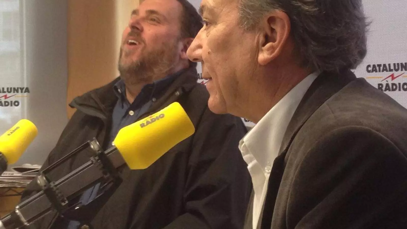 Oriol Junqueras i Justo Molinero / CATALUNYA RÀDIO