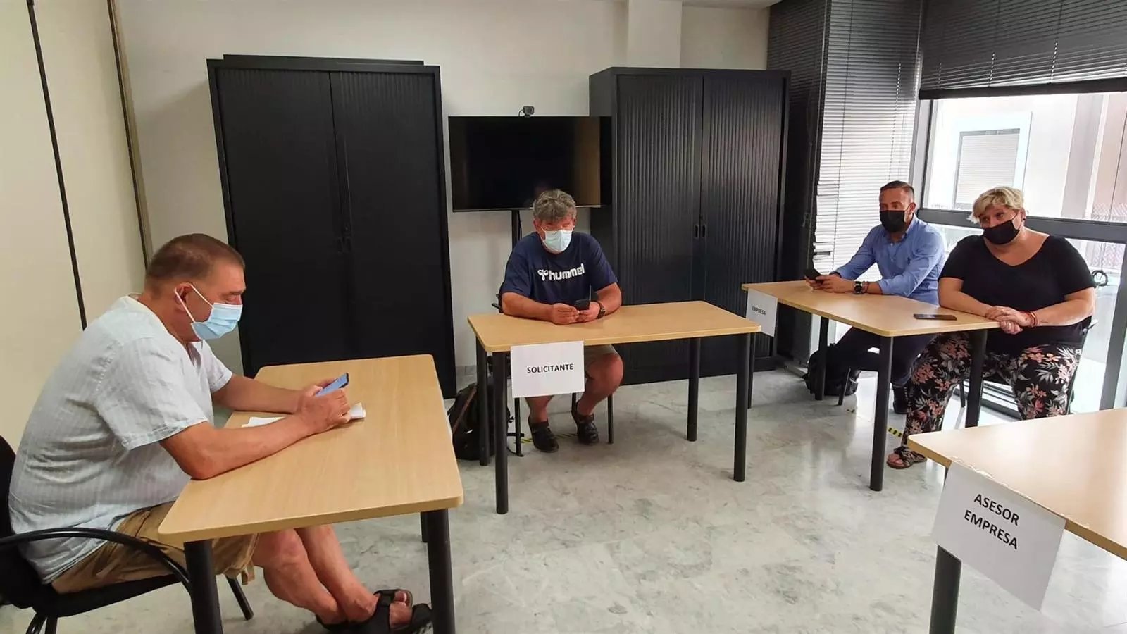 CCOO, l'empresa de neteja i l'Ajuntament de Capdera en el Tribunal d'Arbitratge i Mediació.