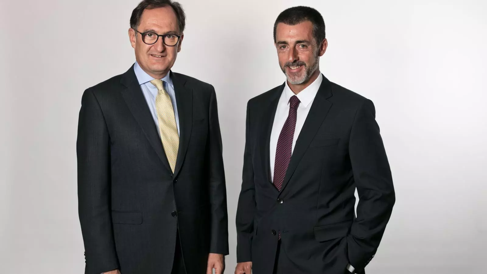 El conseller executiu i director general de Crèdit Andorrà, Xavier Cornella, i el president del consell d’administració de Crèdit Andorrà, Antoni Pintat.