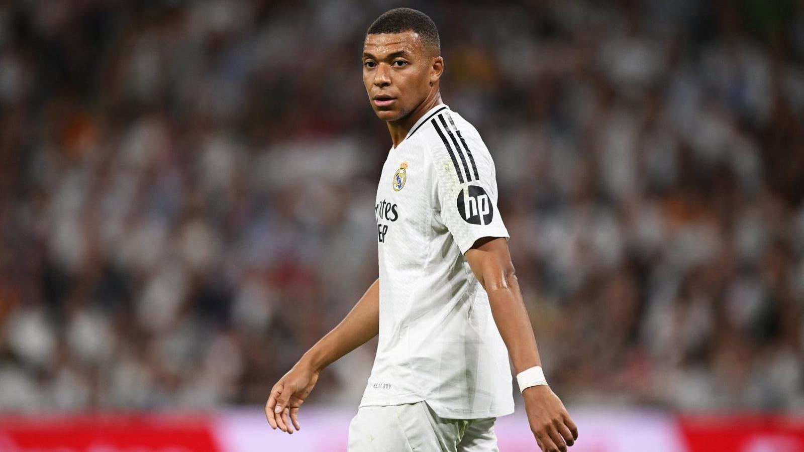 Kylian Mbappé during a match with his club, Real Madrid, on October 5. GETTY