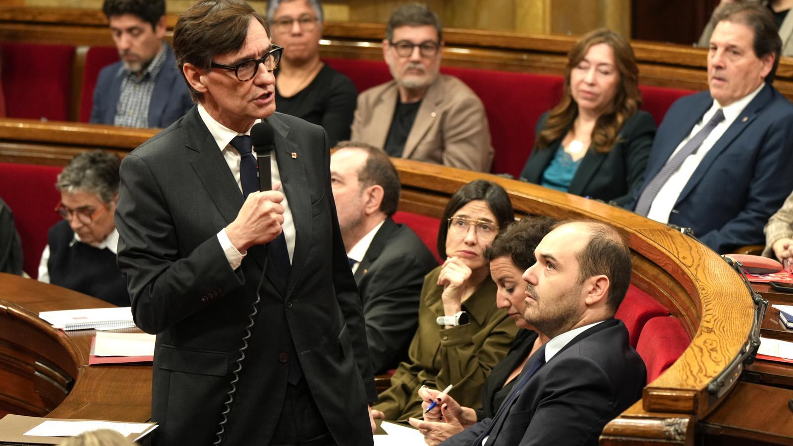 El ple d'aquest dimecres del Parlament