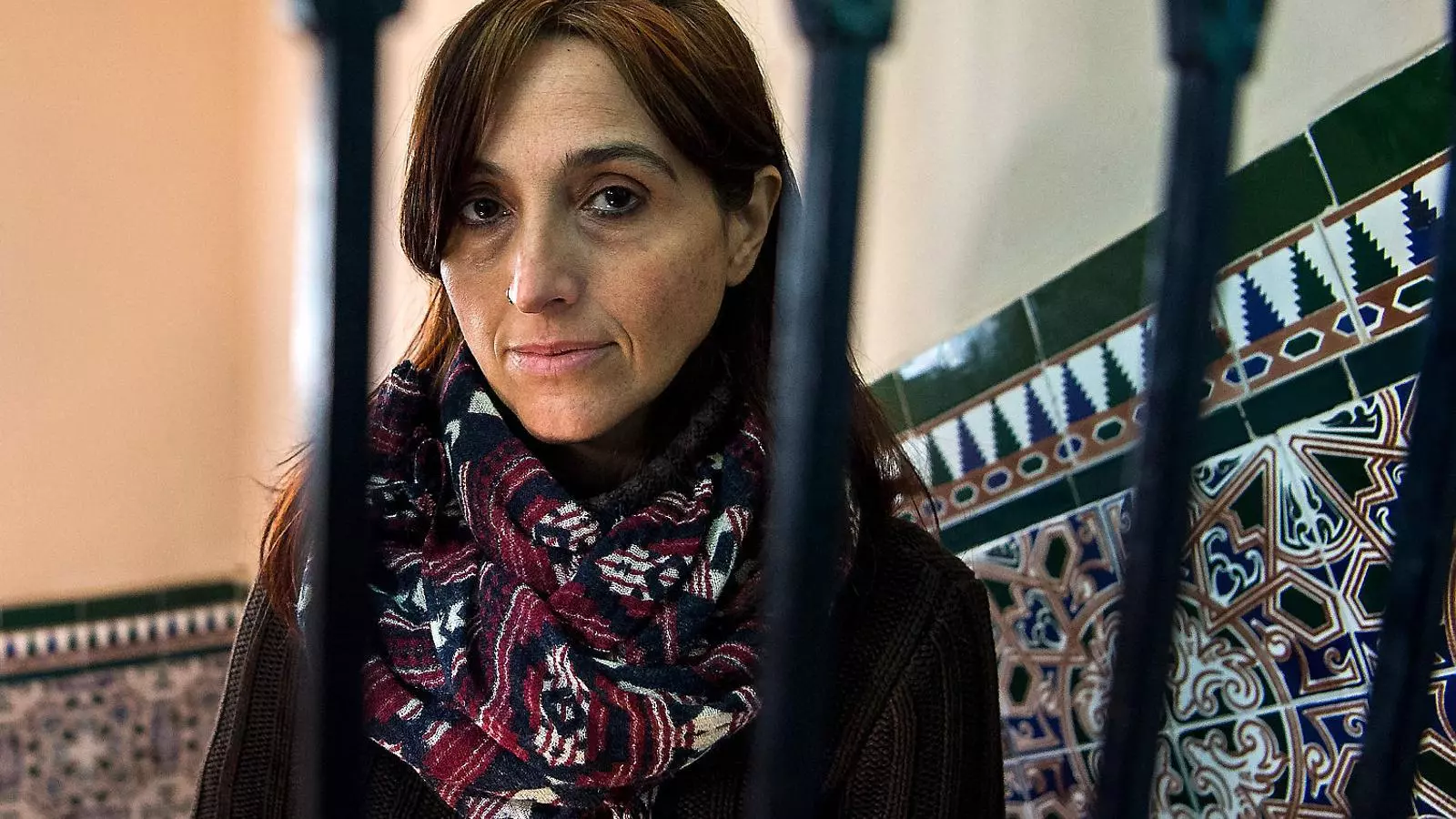 L’activista i periodista Helena Maleno fotografiada a casa seva, a Tànger.