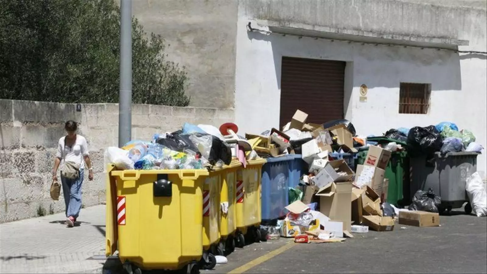 Una vaga de fems a Manacor.