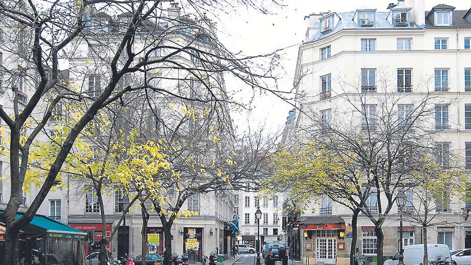Sainte-Catherine Market Square in Paris, possible site of the lost tomb of Isabella of Majorca.