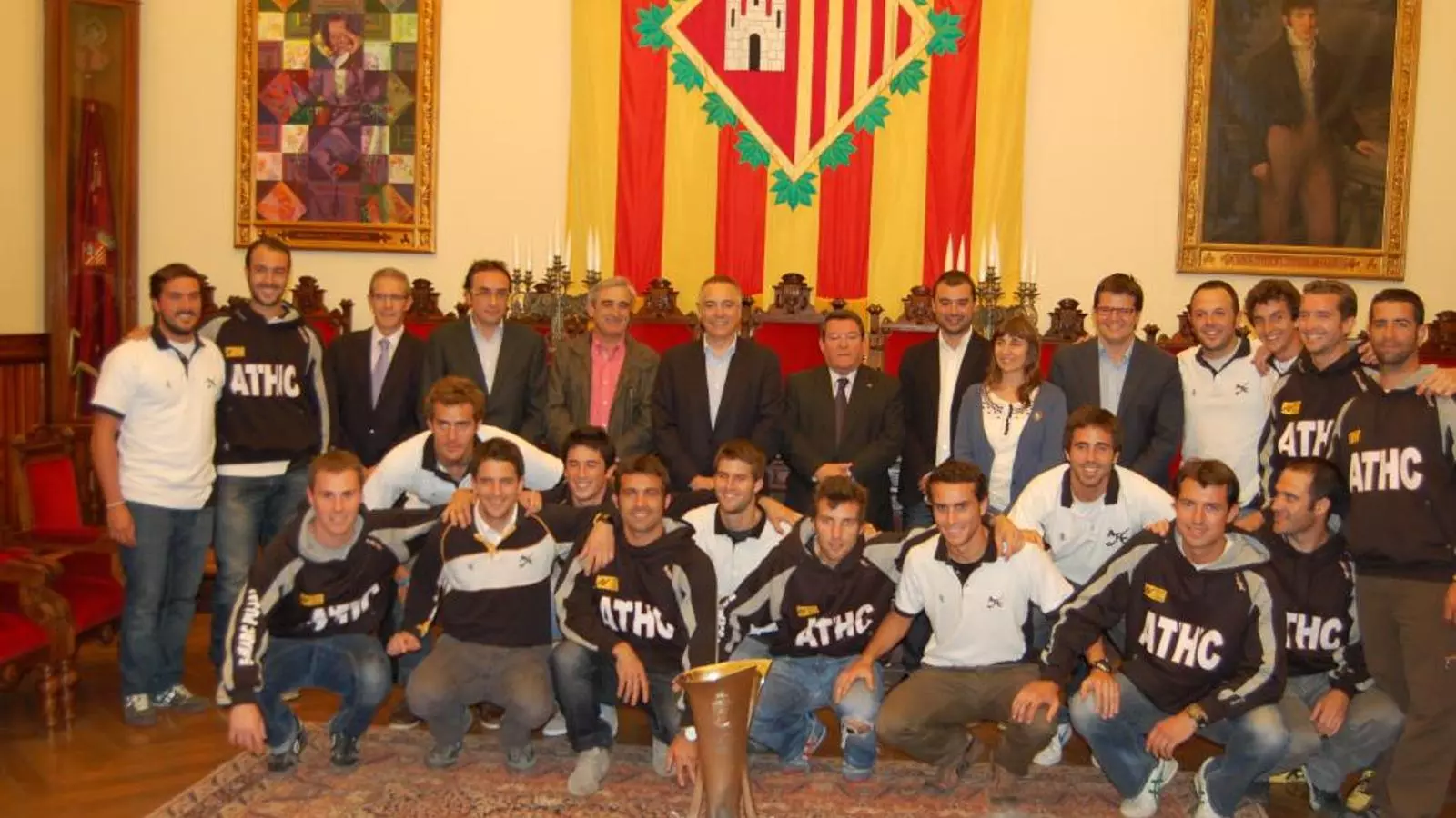 Recepció a l'Atlètic de Terrassa.