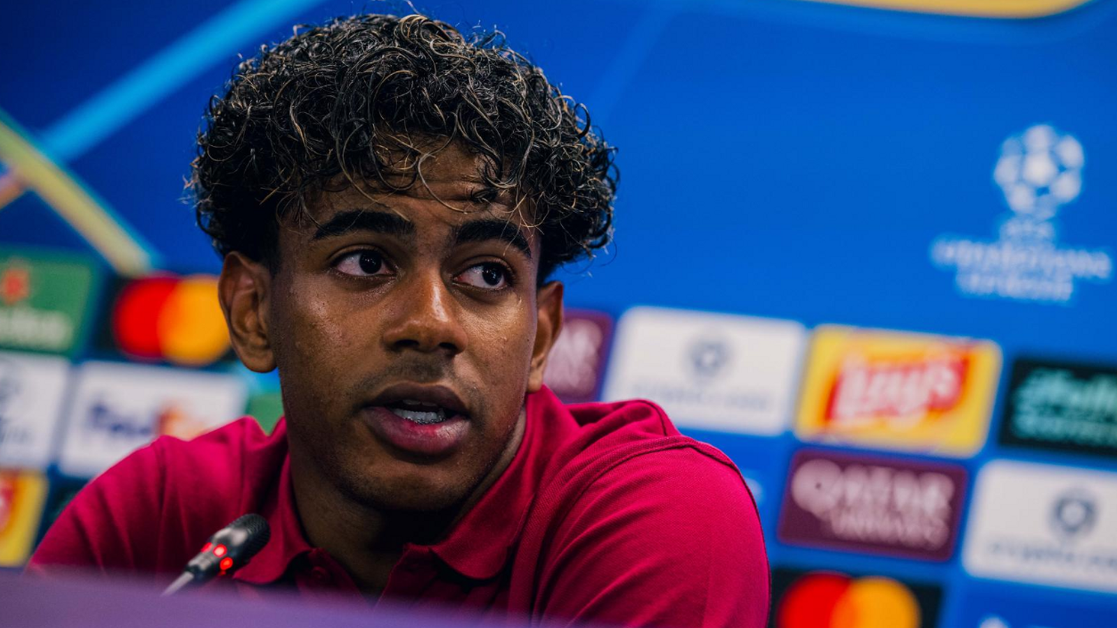 Lamine Yamal, in press conference