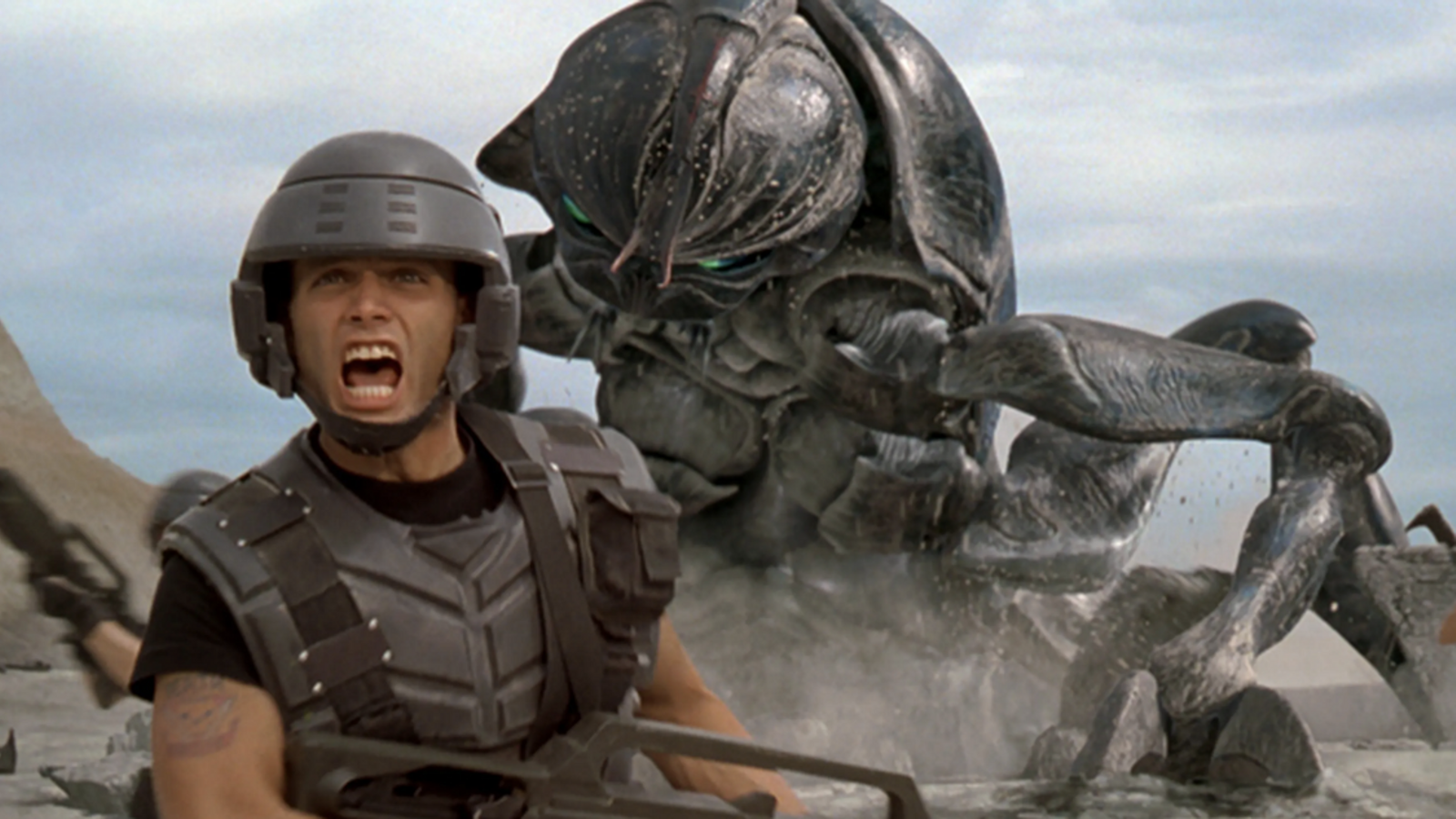 Still from the movie Starship Troopers