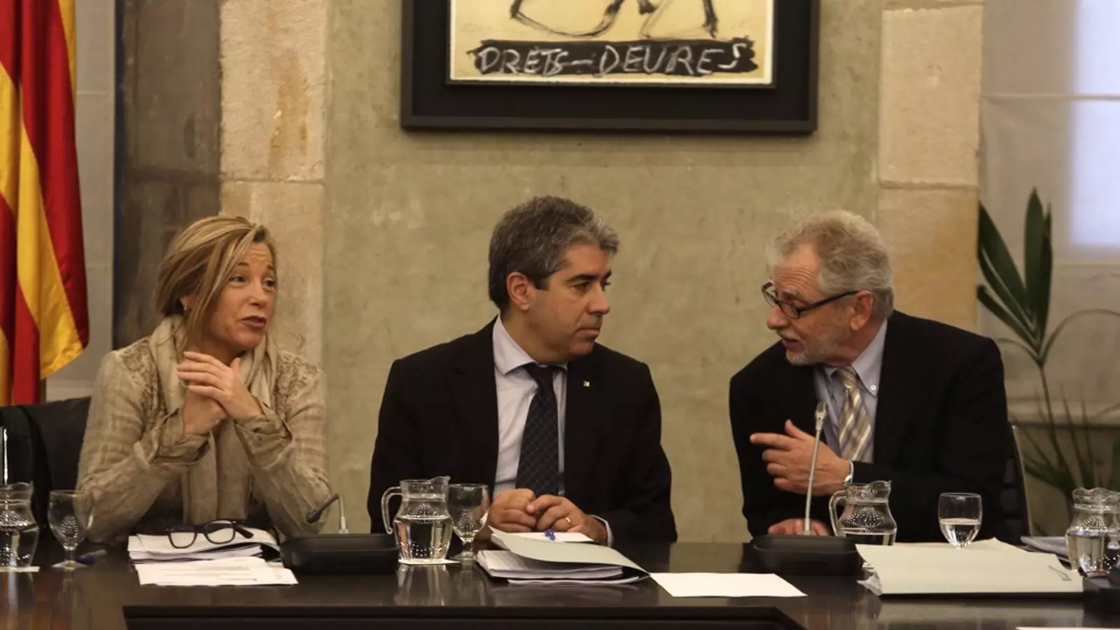 Ortega, Homs i Viver i Pi-Sunyer / MANOLO GARCÍA