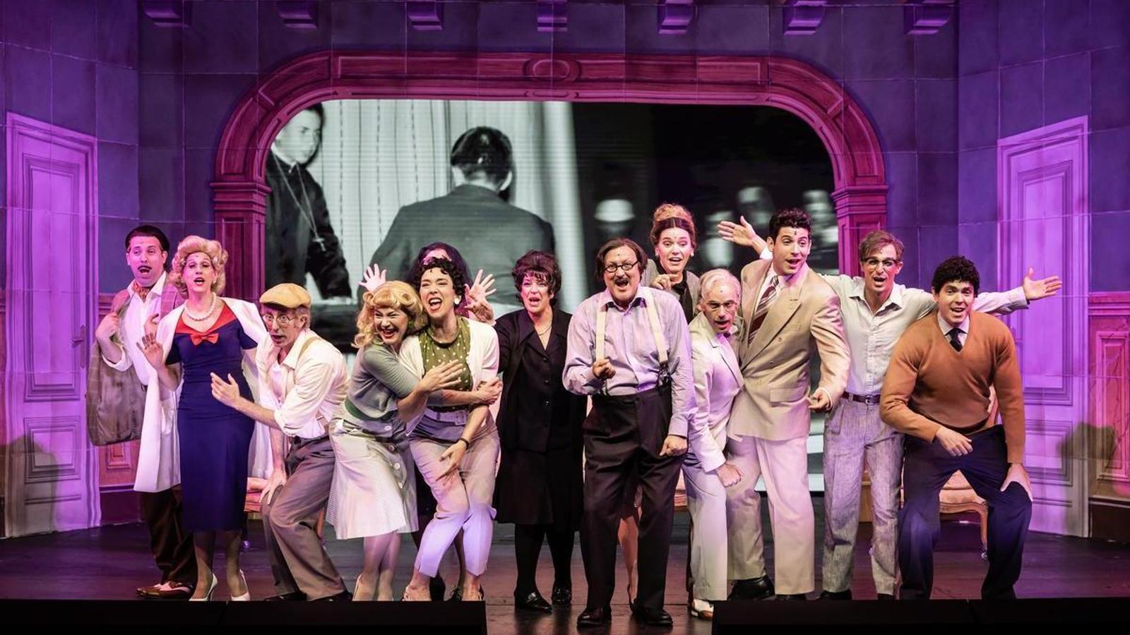 Presentación del nuevo espectáculo musical de La Cubana 'El amor venía con taxi', en el Teatre Romea.