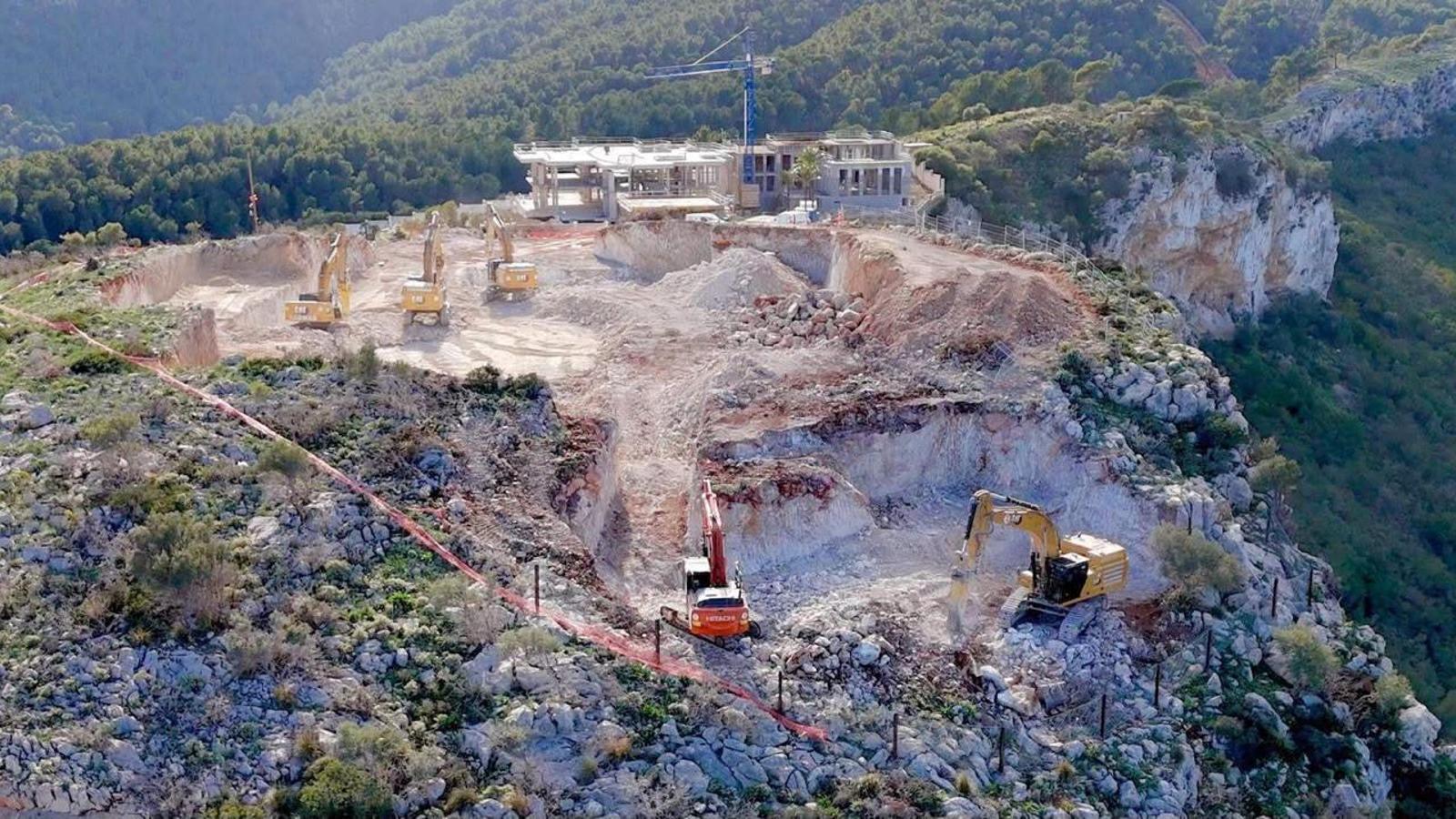 Terraferida denuncia l'impacte i la destrucció territorial d'un sol habitatge en plena Serra de Tramuntana