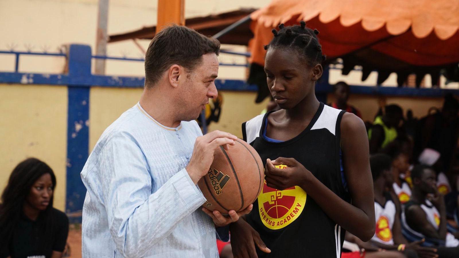 Pedro Gallego during one of his visits to the Democratic Republic of the Congo.