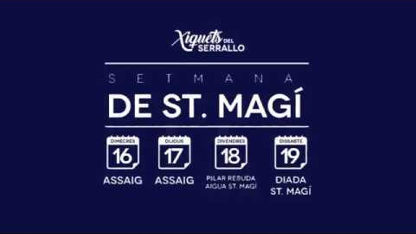Els Xiquets del Serrallo esperen que Sant Magí sigui "un gran moment" per a la colla
