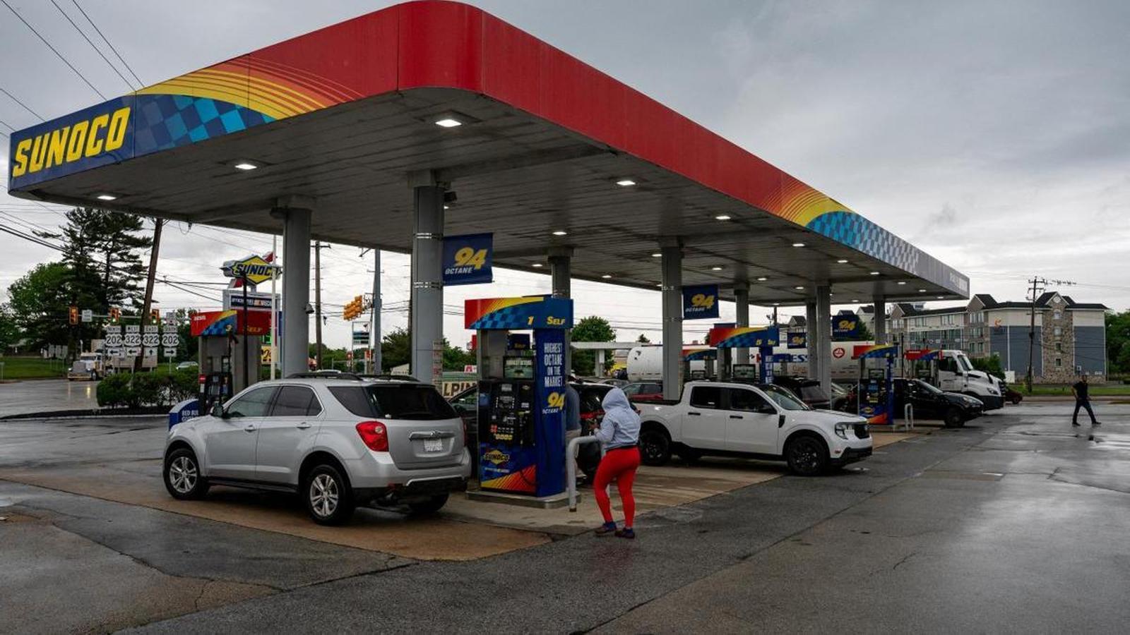 A gas station in the city of Philadelphia, in an image from the end of last month.