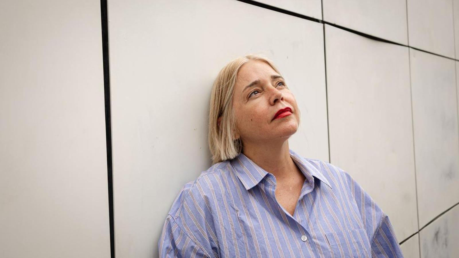 The writer Ester Invernon photographed in Barcelona