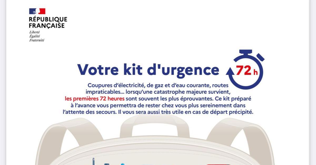 フランスは、戦争や大惨事の場合に準備される市民にサバイバルガイドを送ります