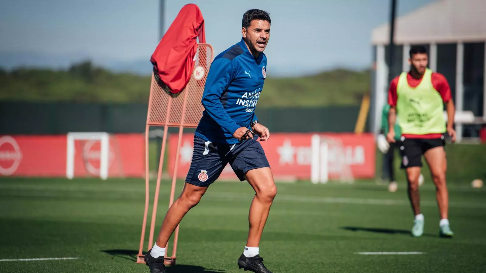 Míchel Sánchez, entrenador del Girona
