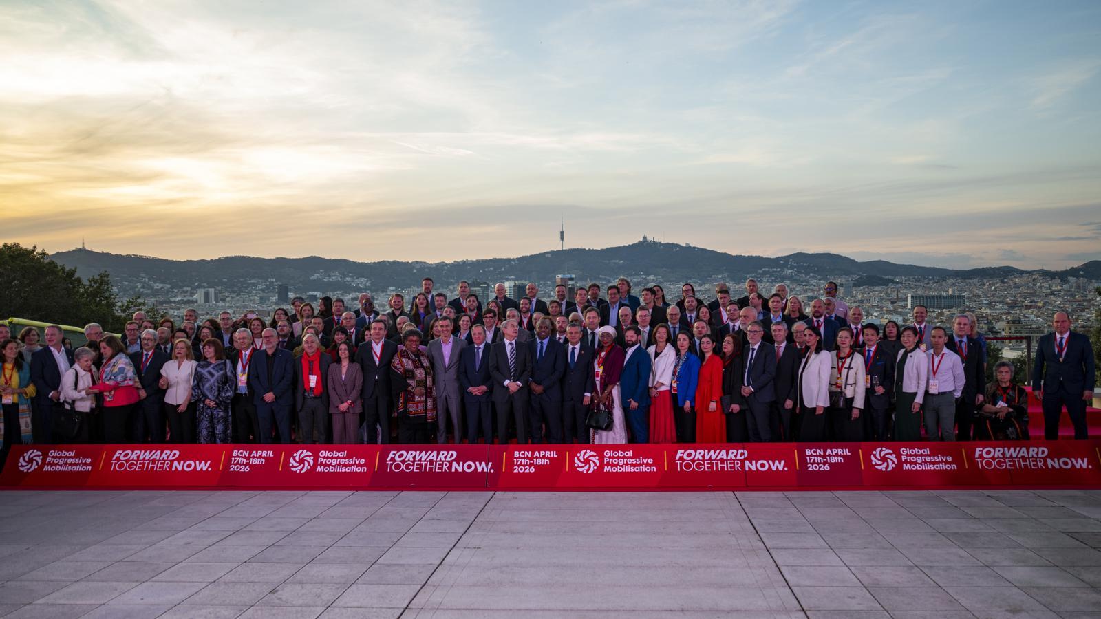 Foto de família dels participants al sopar de la GPM