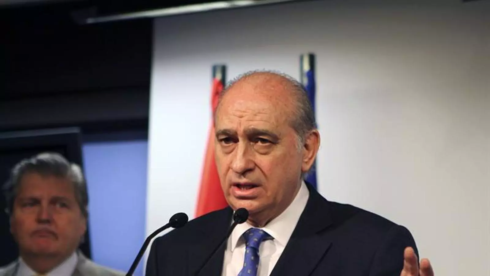 El ministre de l'Interior, Jorge Fernández Díaz, dilluns a Brussel·les per parlar d'immigració