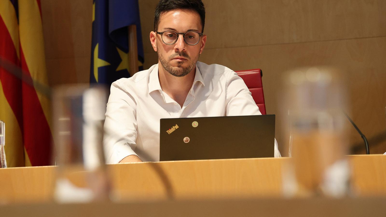 The counselor of Culture, Education, Youth and Sport at the Consell de Mallorca, Joan Pons Torres.