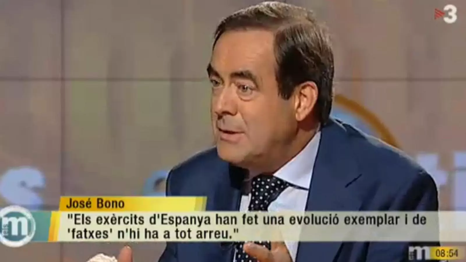 José Bono, a 'Els matins' de TV3