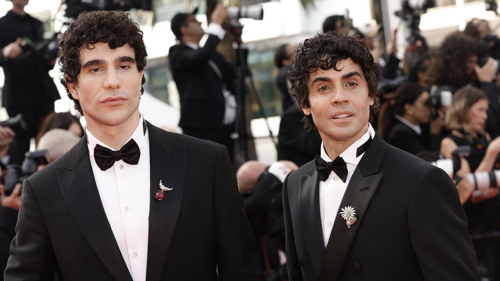 Javier Calvo y Javier Ambrossi en la alfombra roja del Festival de Cannes.