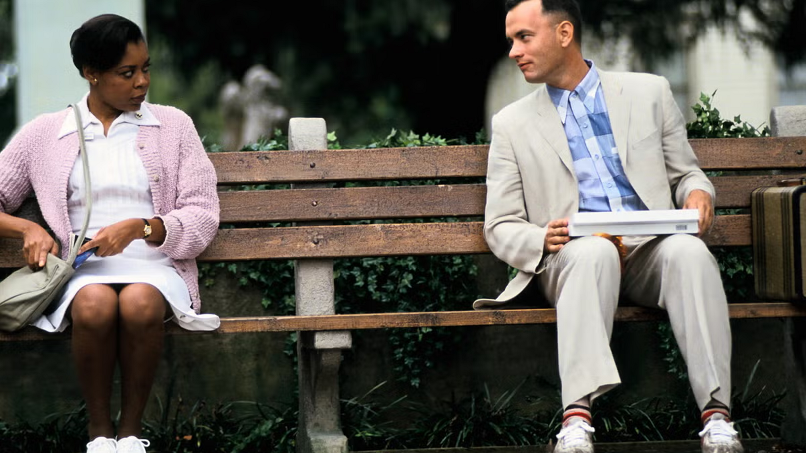 La meva vida de Forrest Gump, esperar al bus i interactuar amb desconeguts.