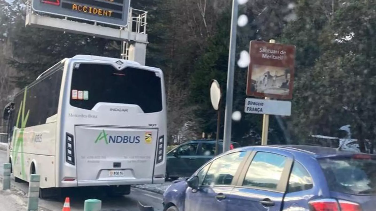 L'accident a la Massana