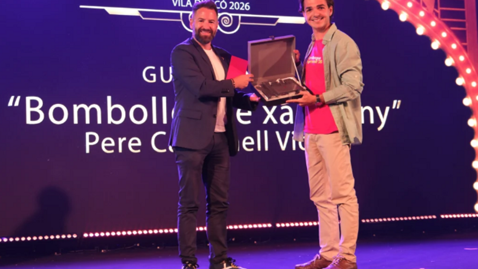 Pere Carbonell, winner of the XXXVIII Vila d’Ascó Literary Prize