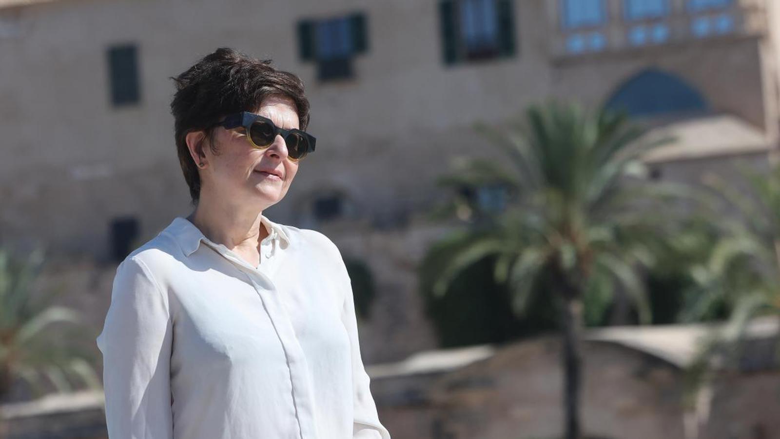 Filmmaker Sepideh Farsi in Palma.