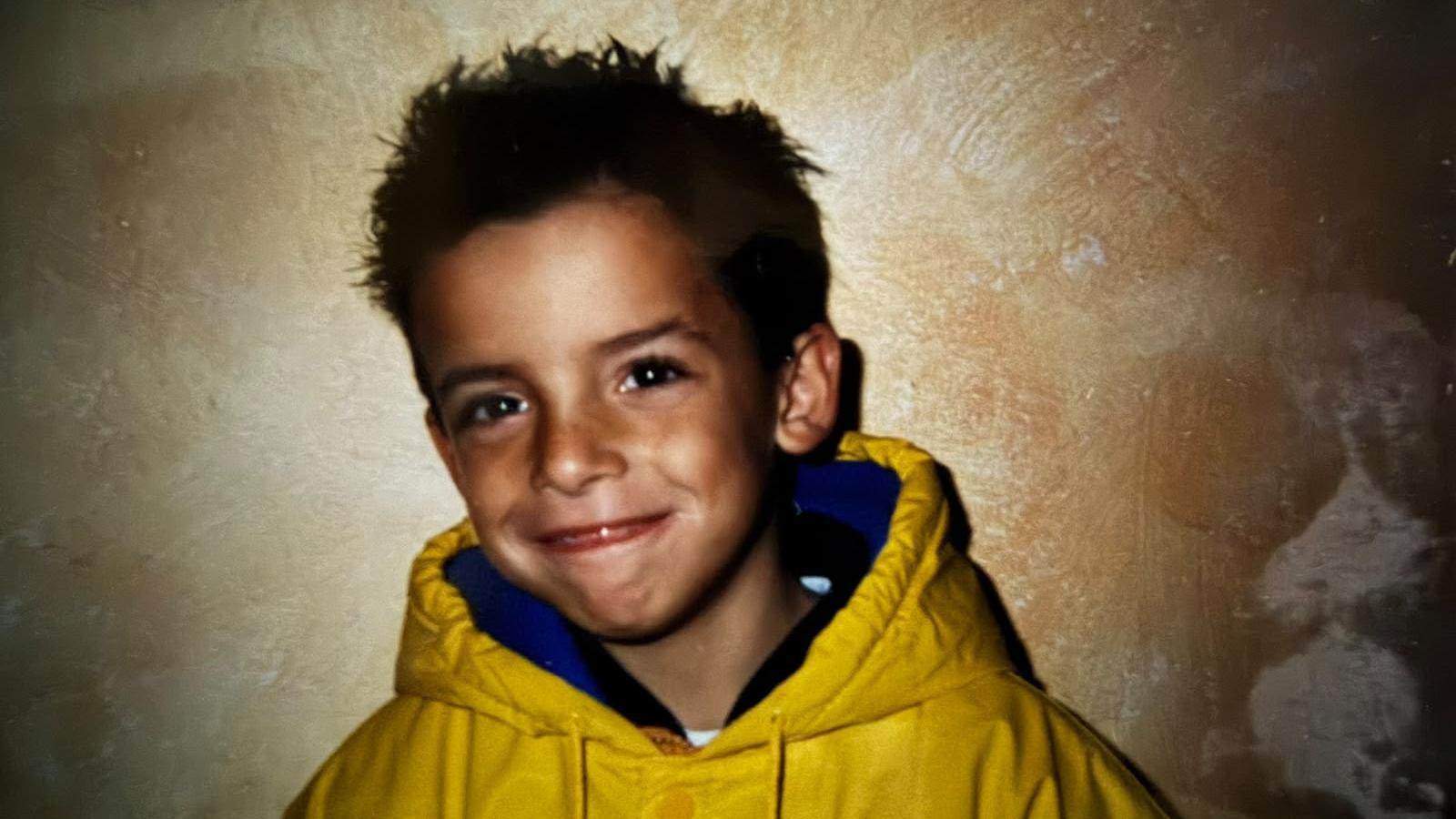 Ferran Montero, as a child.