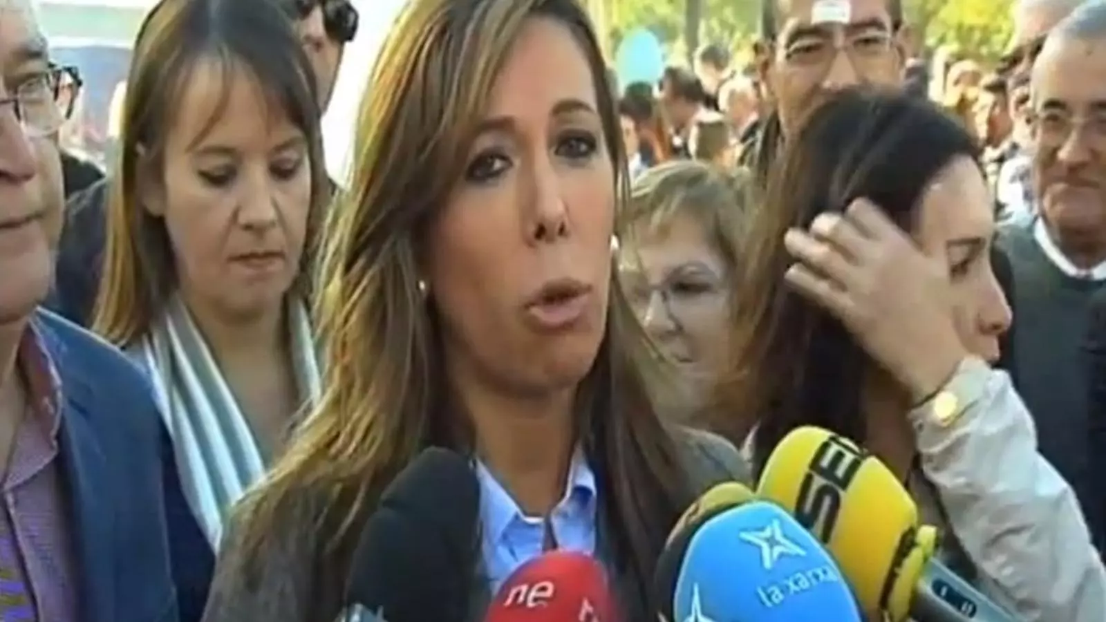 Alícia Sánchez-Camacho, en l'acte de l'Hospitalet de Llobregat
