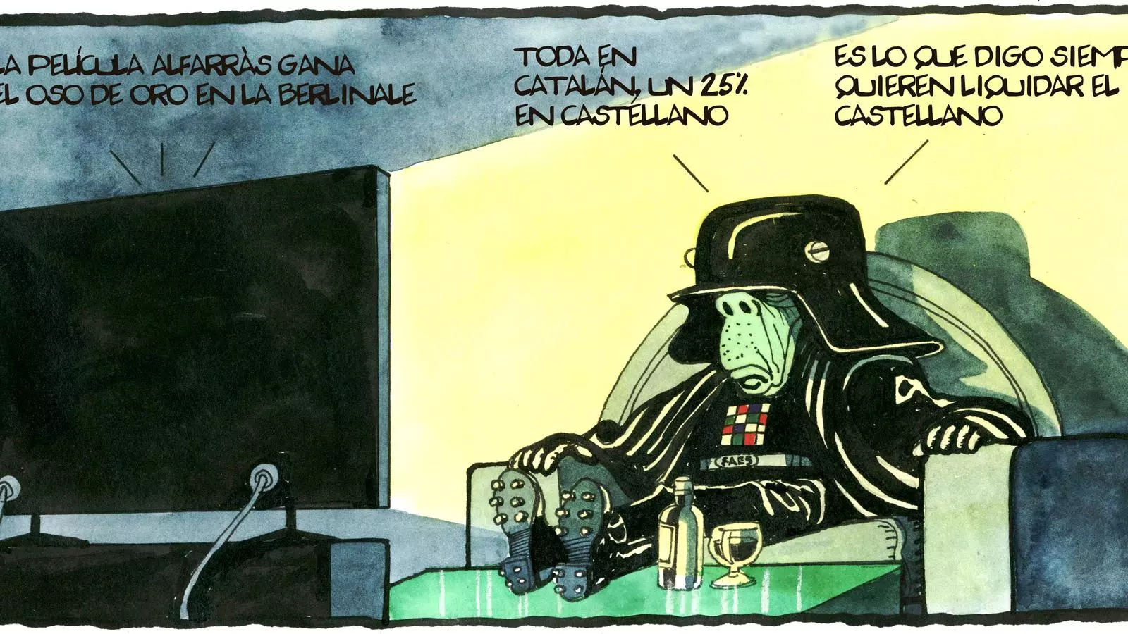 'A la contra'