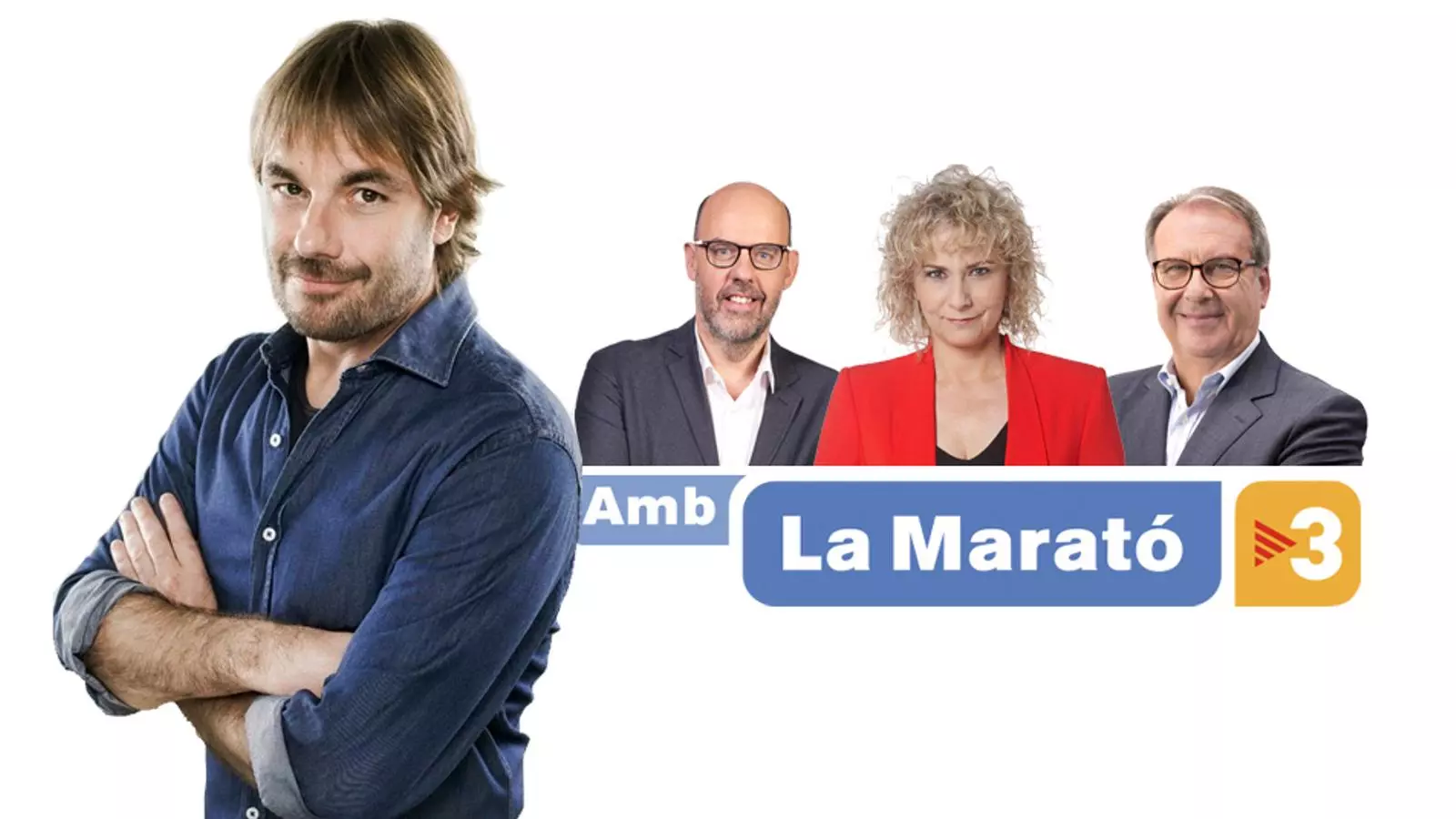 Terribas, Basté i Cuní acompanyaran Quim Masferrer com a presentadors de La Marató de TV3