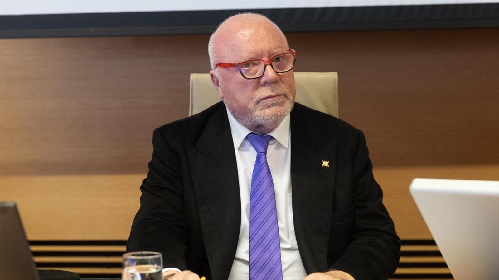 José Manuel Villarejo before the Congressional committee investigating the August 17 attacks in December 2024