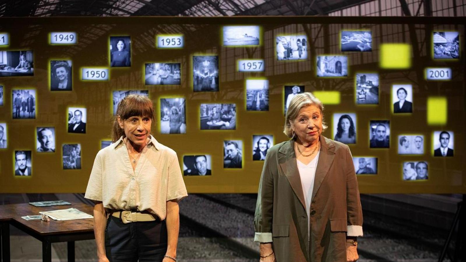 Antònia Jaume y Mercè Arànega en la Sala Atrium.