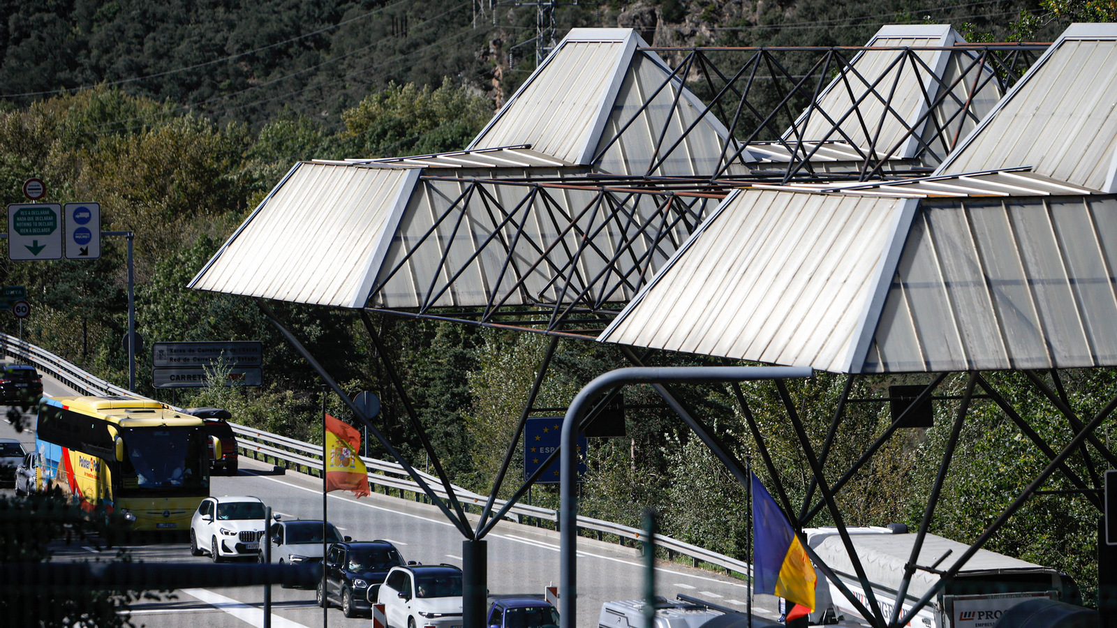 La frontera hispano andorrana.