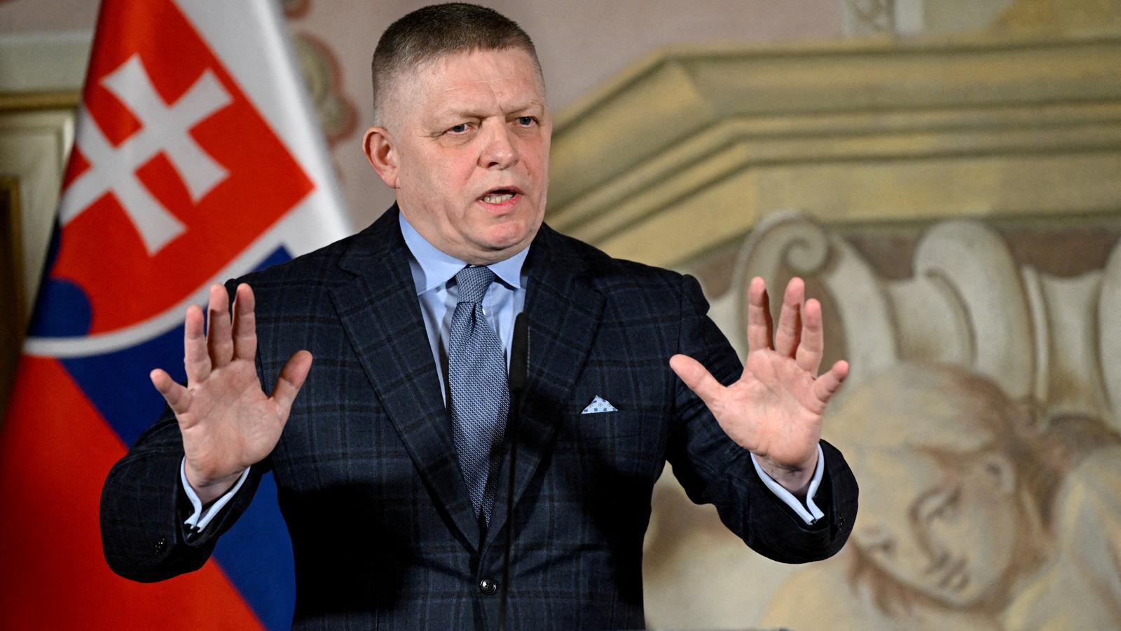 The Prime Minister of Slovakia, Robert Fico.
