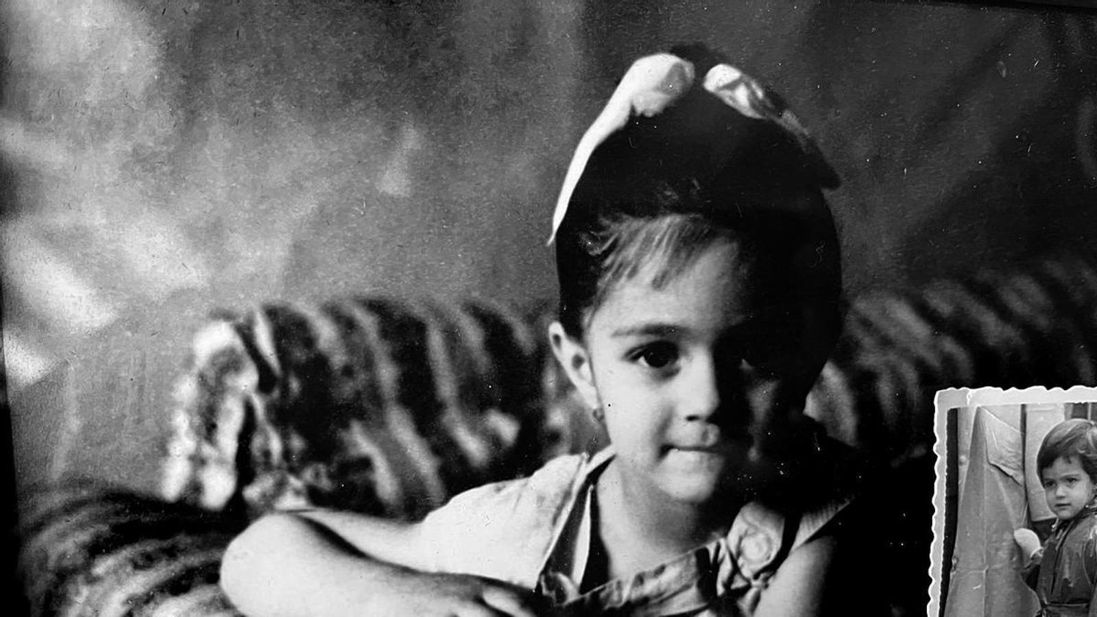 Sílvia Munt as a child