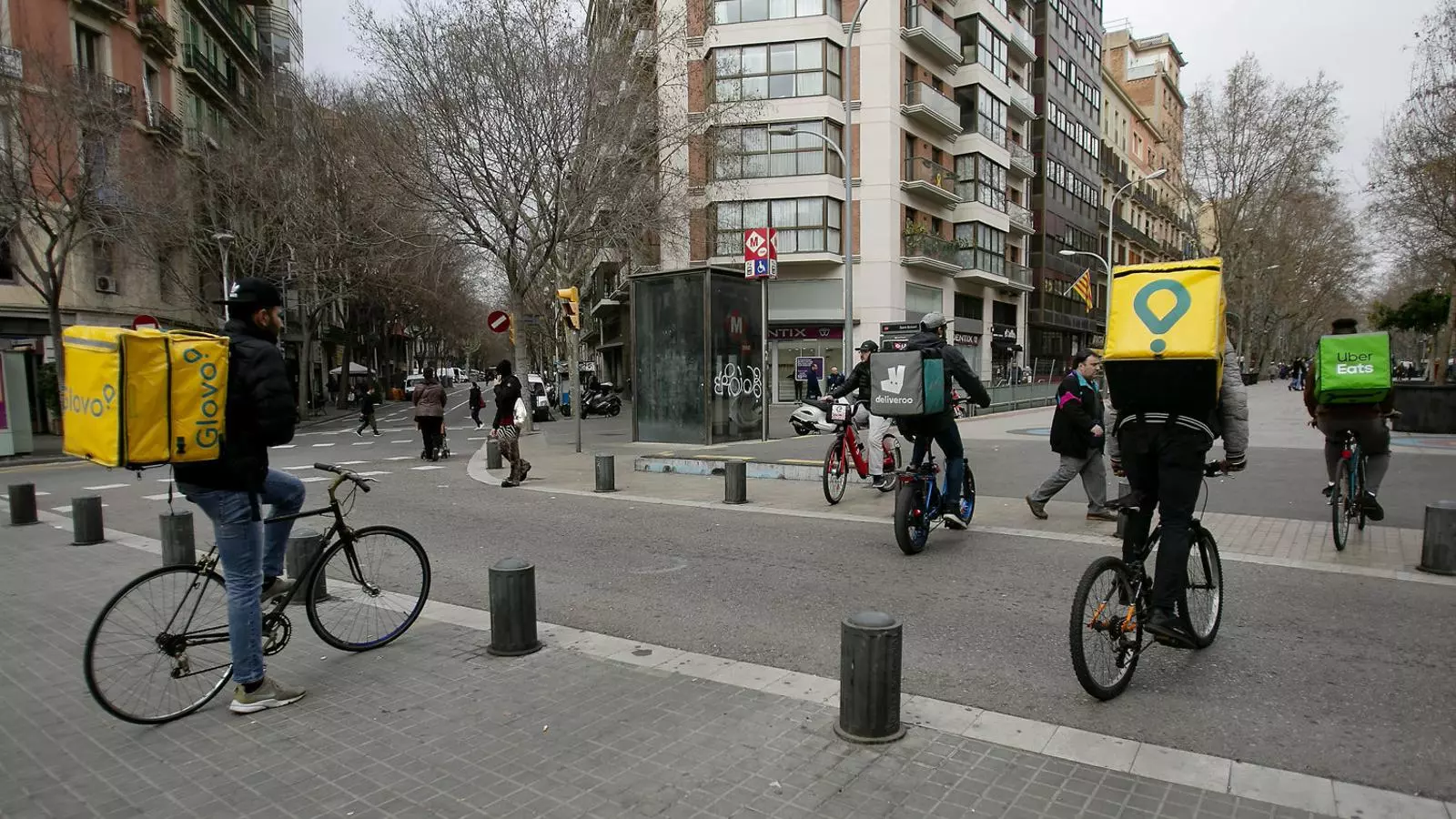 Els ‘riders’ també xoquen