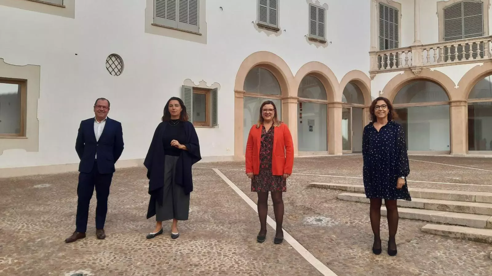Josep Mallol, Calatina Solivellas, Bel Busquets i Maria Gràcia Salvà.
